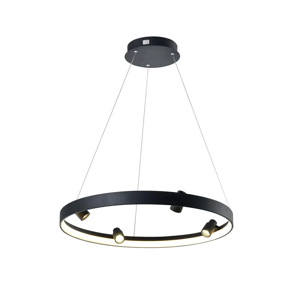 áƒ­áƒáƒ¦áƒ˜ Viokef DENIS LED 58áƒ•áƒáƒ¢áƒ˜ 3000K SAND BLACK 61*135áƒ¡áƒ› 4250600