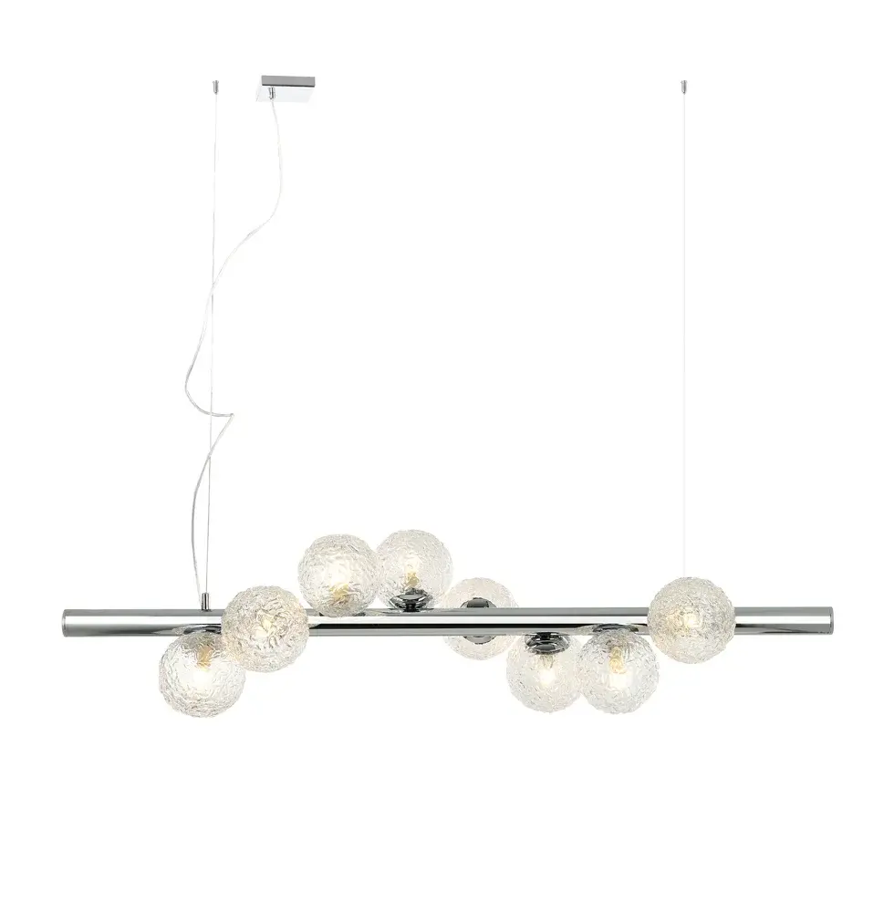 áƒ­áƒáƒ¦áƒ˜ Viokef Sylia Clear Glass Chrome 8áƒ•áƒáƒ¢áƒ˜ 100*150áƒ¡áƒ› 4238900