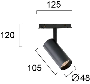 áƒ¢áƒ”áƒ¥áƒœáƒ˜áƒ™áƒ£áƒ áƒ˜ áƒ’áƒáƒœáƒáƒ—áƒ”áƒ‘áƒ áƒ¬áƒ”áƒ áƒ¢áƒ˜áƒšáƒáƒ•áƒáƒœáƒ˜ Viokef MAGNETIC LED áƒ’áƒáƒœáƒáƒ—.áƒ“áƒáƒœáƒ˜áƒ¡ áƒ™áƒáƒœáƒ¢áƒ  13áƒ•áƒáƒ¢áƒ˜ 3000K áƒ¨áƒáƒ•áƒ˜ áƒ“áƒ˜áƒáƒ›.4.8áƒ¡áƒ› 4244000